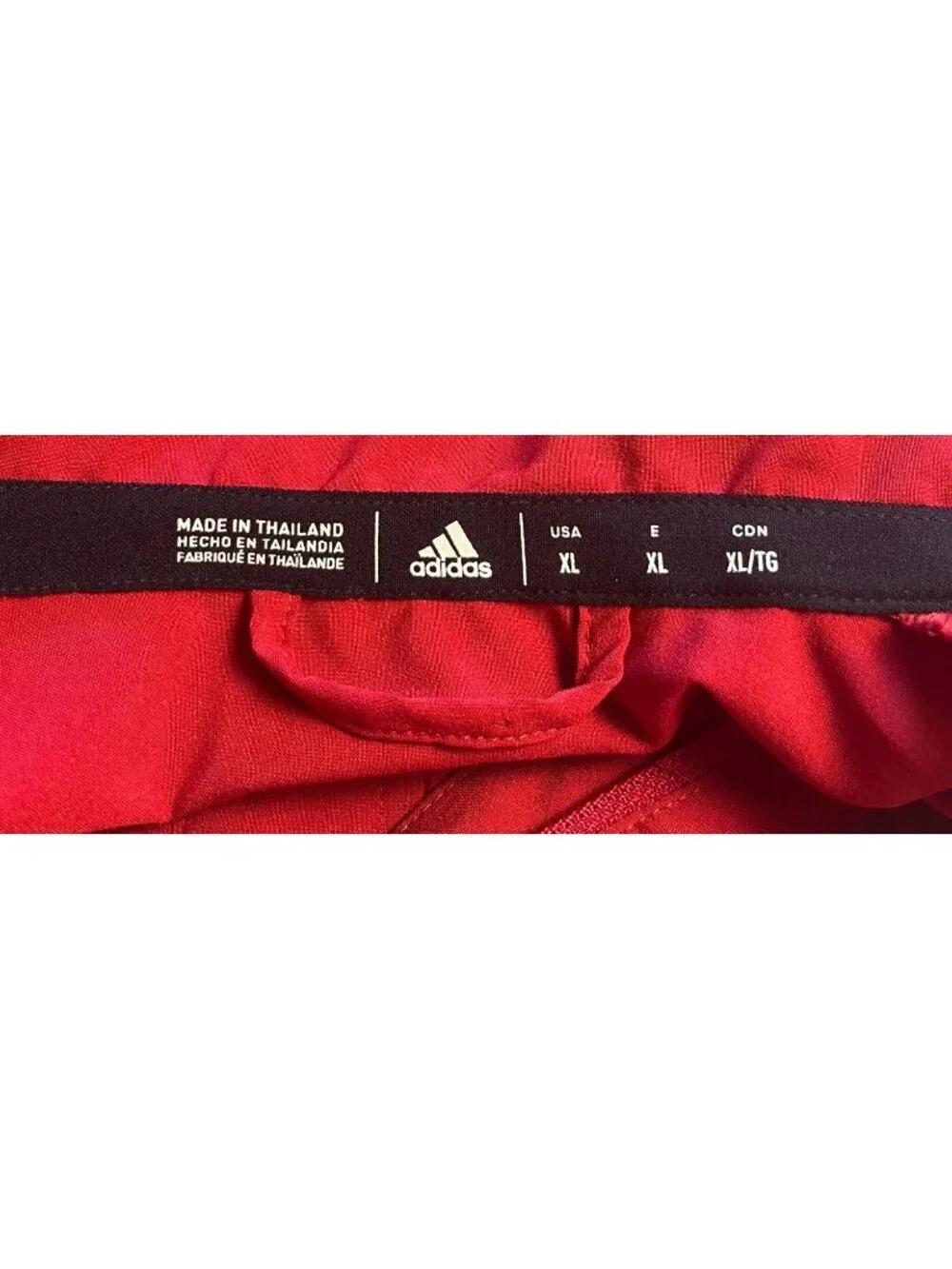 Adidas Indiana University Red Half-Zip Pullover Jacket XL zipped kangaroo pocket